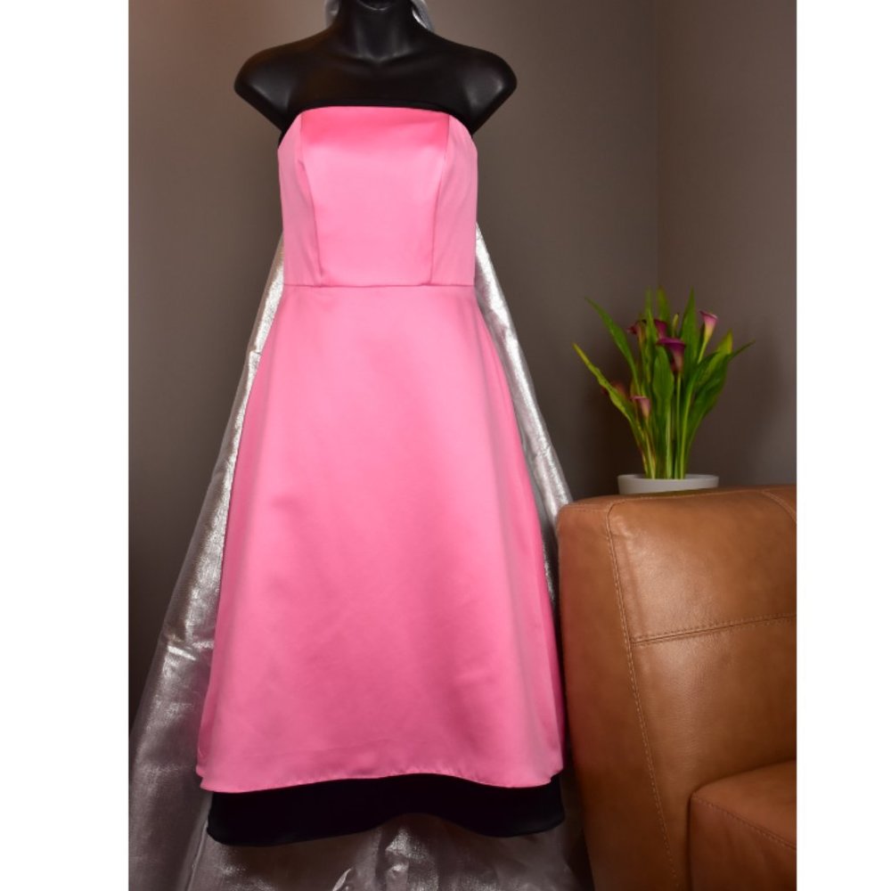 NWT Bubblegum Pink Satin Cocktail Dress